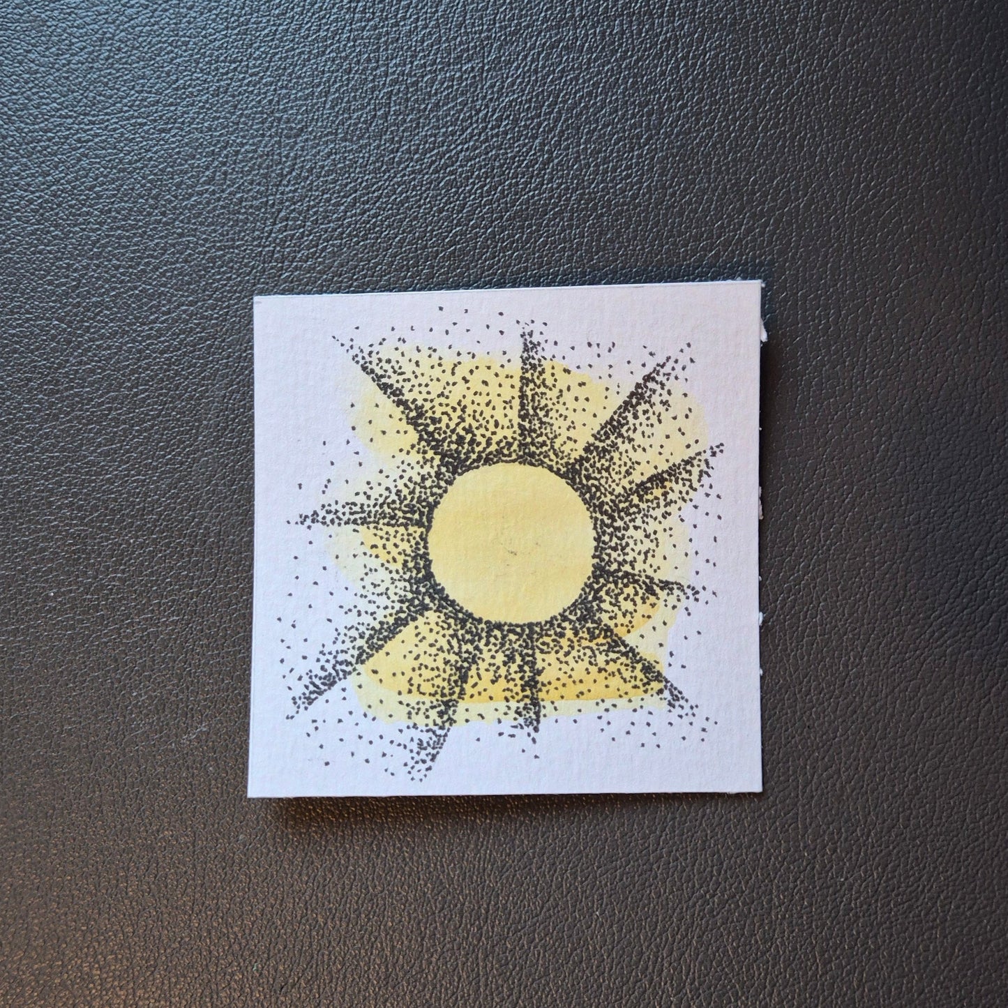 Sun, Moon and Stars - Dotwork Original