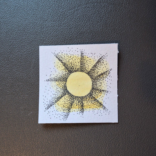 Sun, Moon and Stars - Dotwork Original