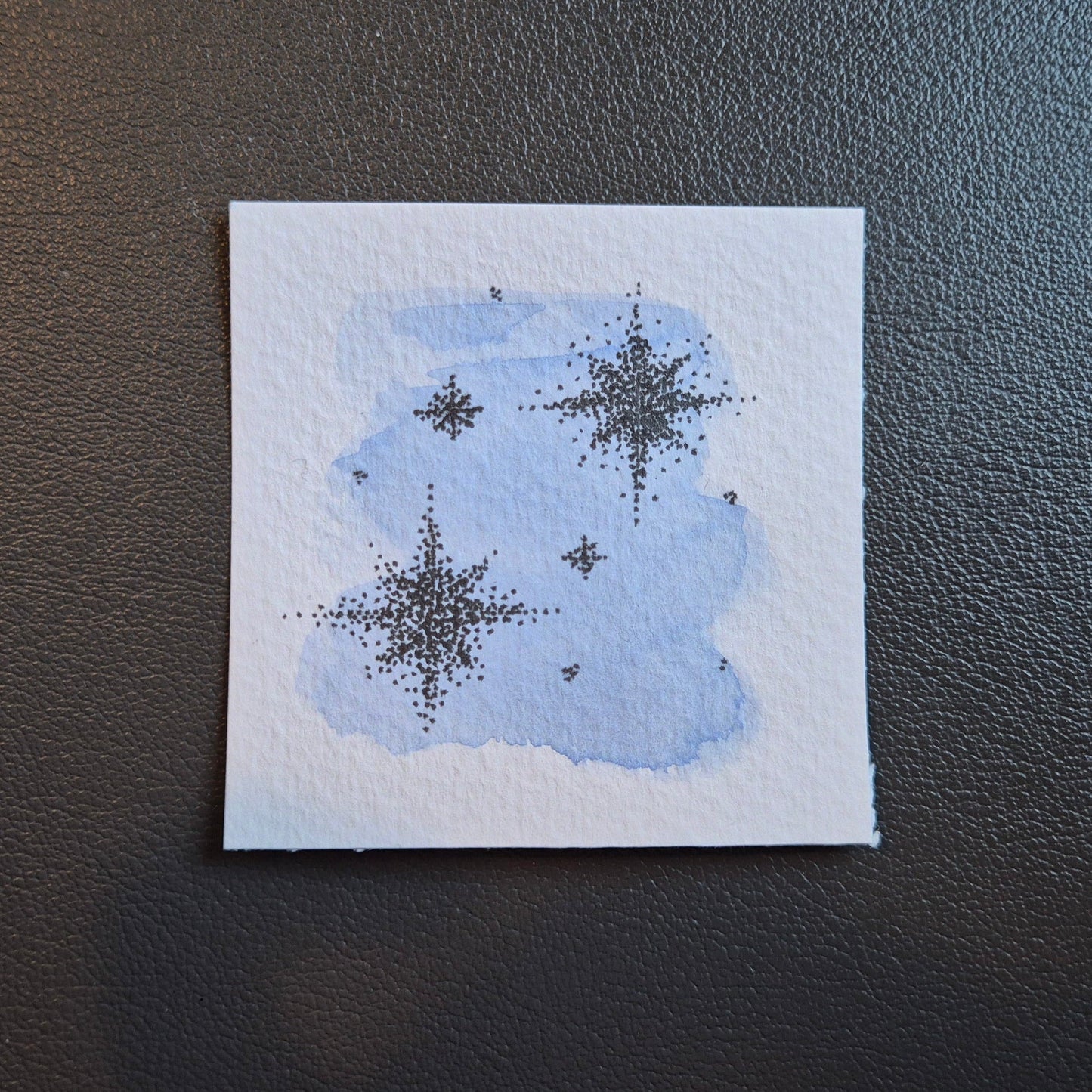 Sun, Moon and Stars - Dotwork Original